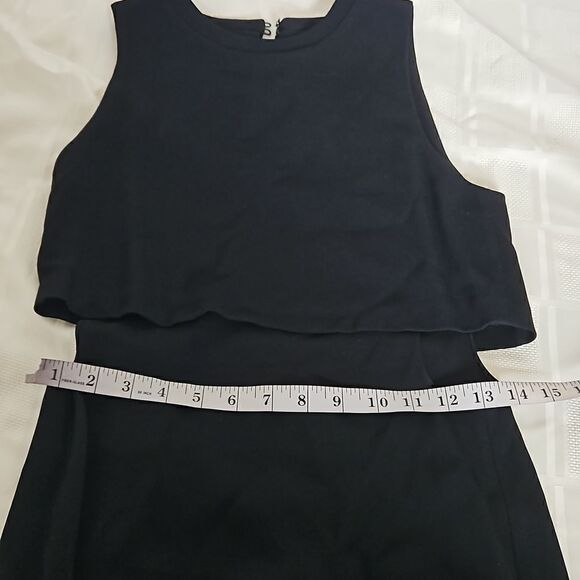 Zara Ladies Side Cut Out Maxi Dress XS Black - Picture 9 of 16